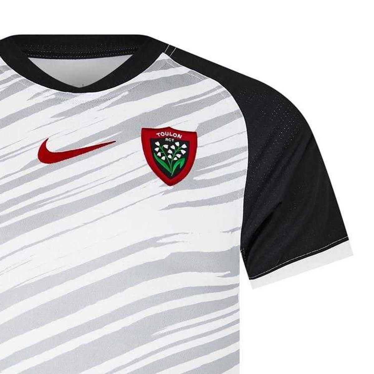 Grey - Side - Nike Mens RC Toulon Rugby Shirt