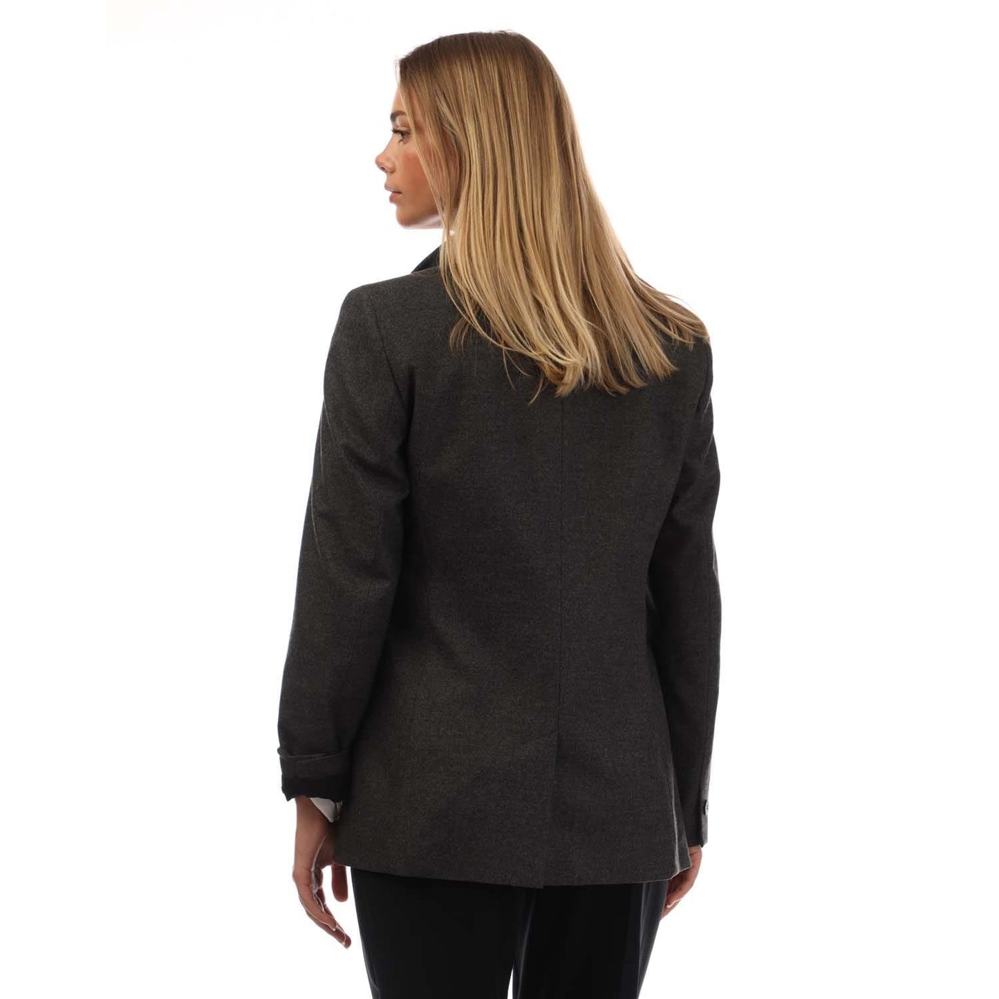 Grey - Back - Hugo Womens-Ladies Atana Blazer