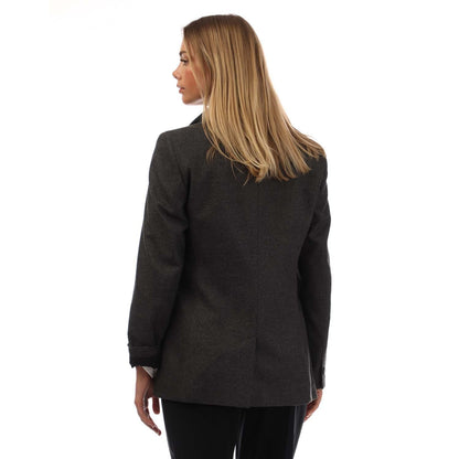 Grey - Back - Hugo Womens-Ladies Atana Blazer