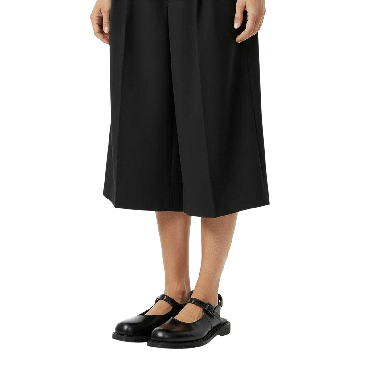 Black - Lifestyle - Dr Martens Womens-Ladies Madaline Leather Sling Back Mary Janes