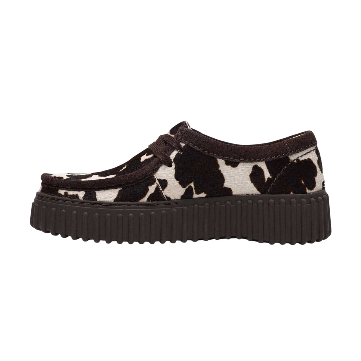 Cowhide - Back - Clarks Womens-Ladies Torhill Bee Patent Leather Platform Moccasins
