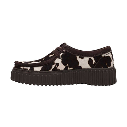Cowhide - Back - Clarks Womens-Ladies Torhill Bee Patent Leather Platform Moccasins