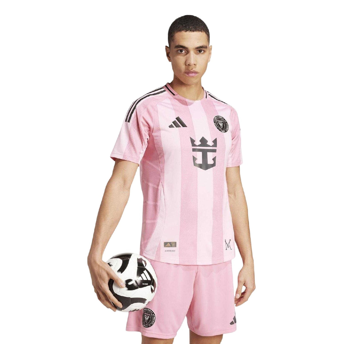 Pink-Black - Pack Shot - Adidas Mens Inter Miami CF Home Shirt
