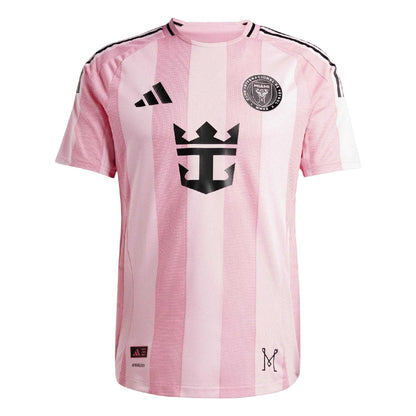 Pink-Black - Front - Adidas Mens Inter Miami CF Home Shirt