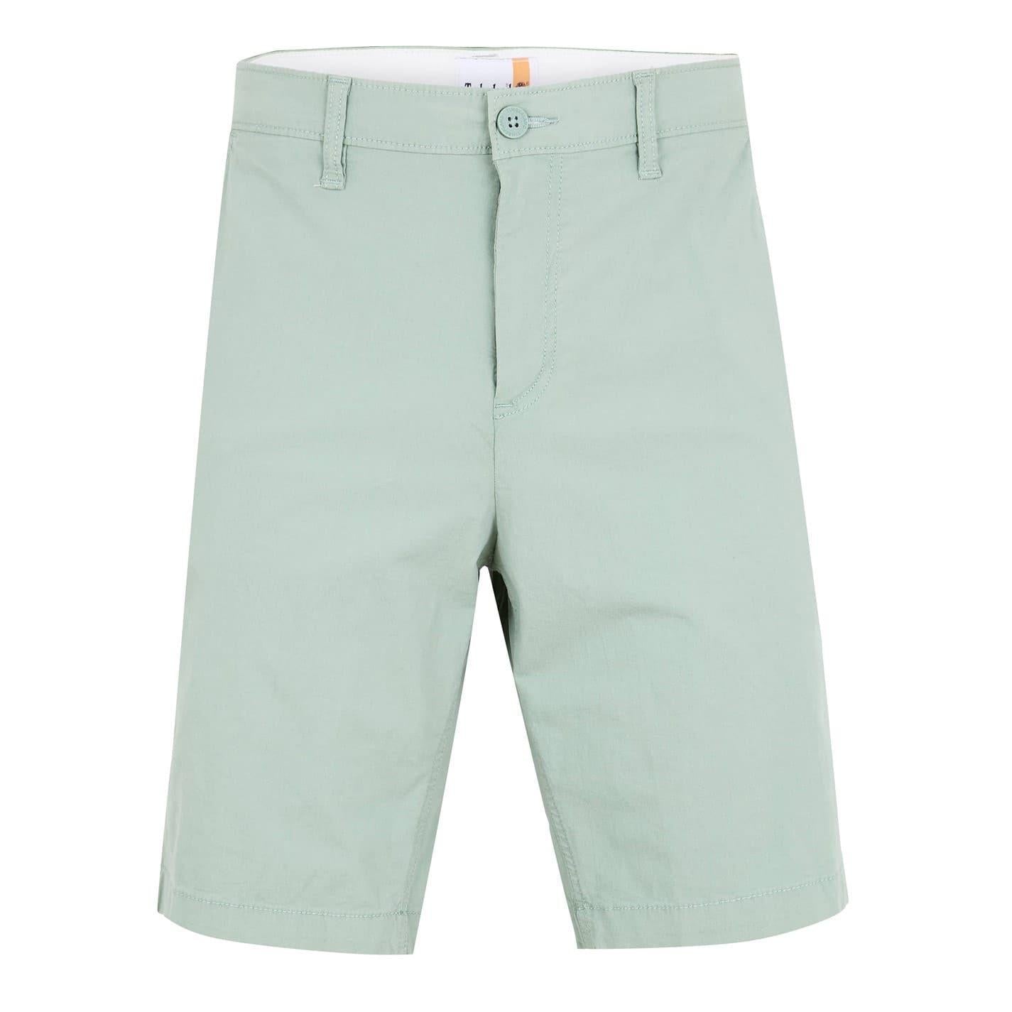 Green Bay - Front - Timberland Mens Claremont Poplin Chino Shorts