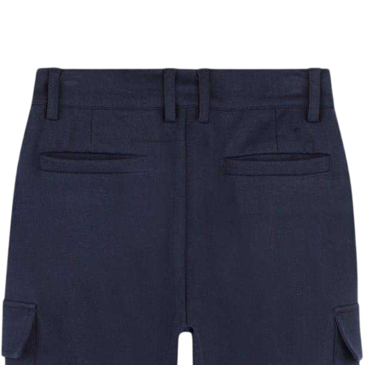 Navy - Lifestyle - Boss Childrens-Kids Regular Cargo Trousers