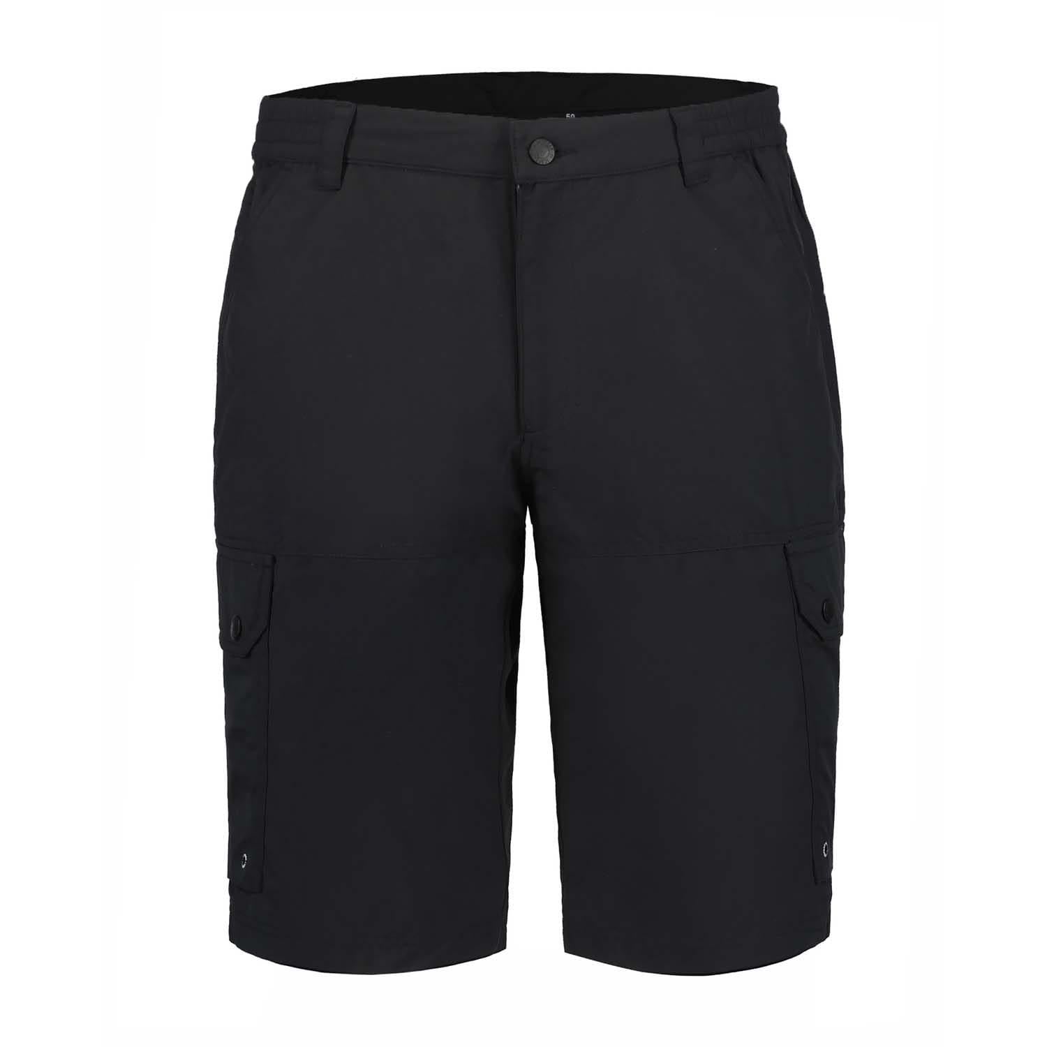 Black - Front - Icepeak Mens Anzio Walking Shorts