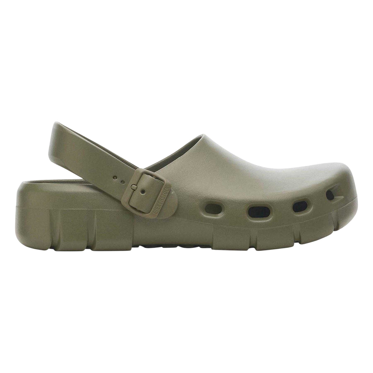 Green - Front - Birkenstock Womens-Ladies Flat Clogs