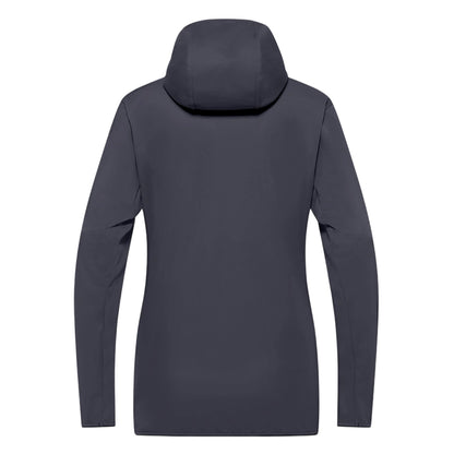 Graphite Melange - Back - Jack Wolfskin Womens-Ladies Feldberg Logo Soft Shell Jacket