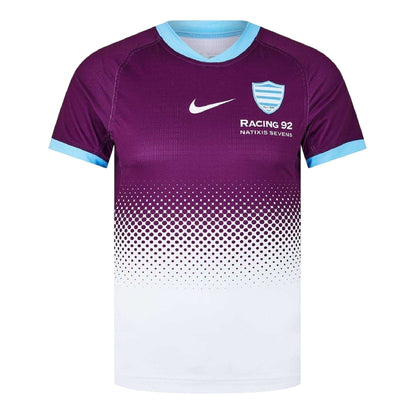 Purple - Front - Nike Mens Super Sevens Racing 92 Rugby Away Shirt