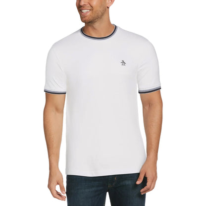 White - Side - Original Penguin Unisex Adult Sticker Pete T-Shirt