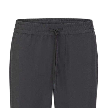 Grey - Side - Boss Mens T Flex Slim Trousers