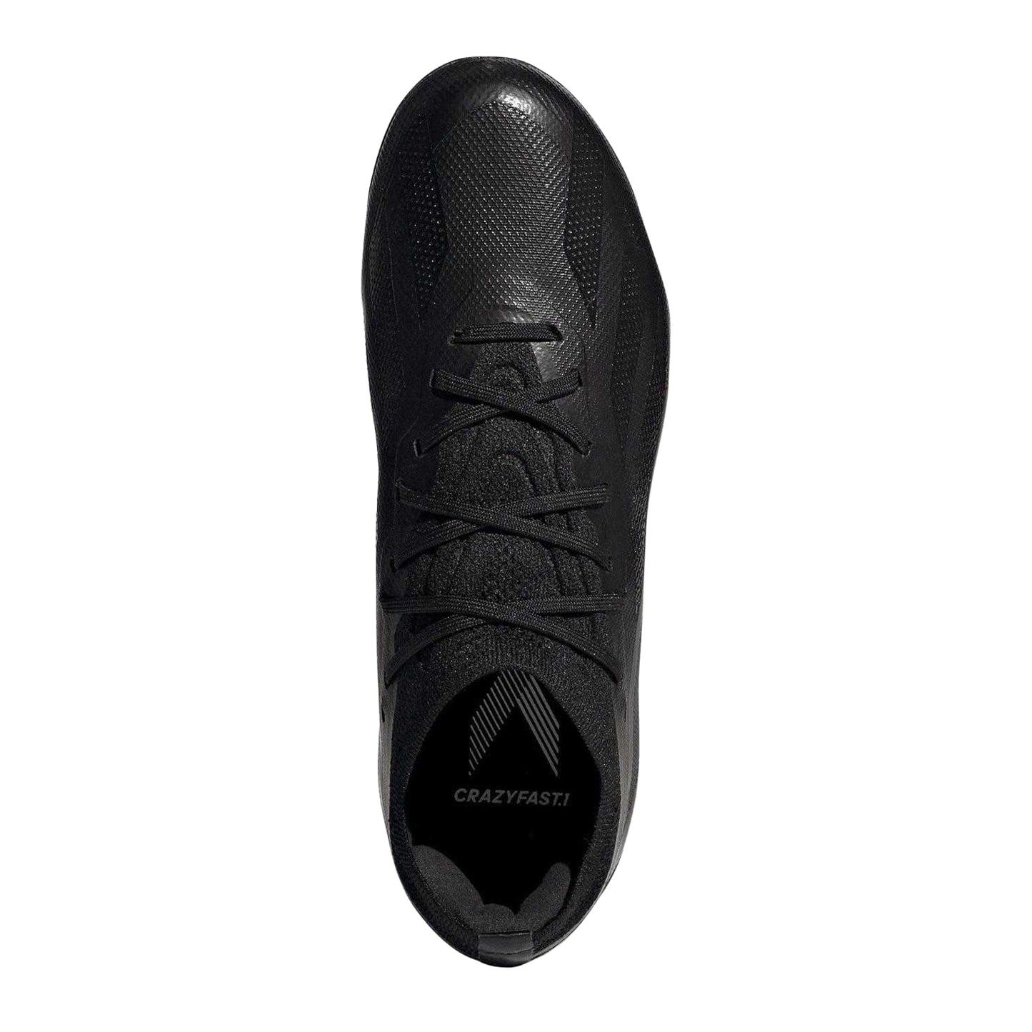 Black - Pack Shot - Adidas Childrens-Kids X Crazyfast.1 Firm Ground Football Boots