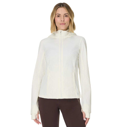 Lily White - Pack Shot - Sweaty Betty Womens-Ladies Hooded Jacket