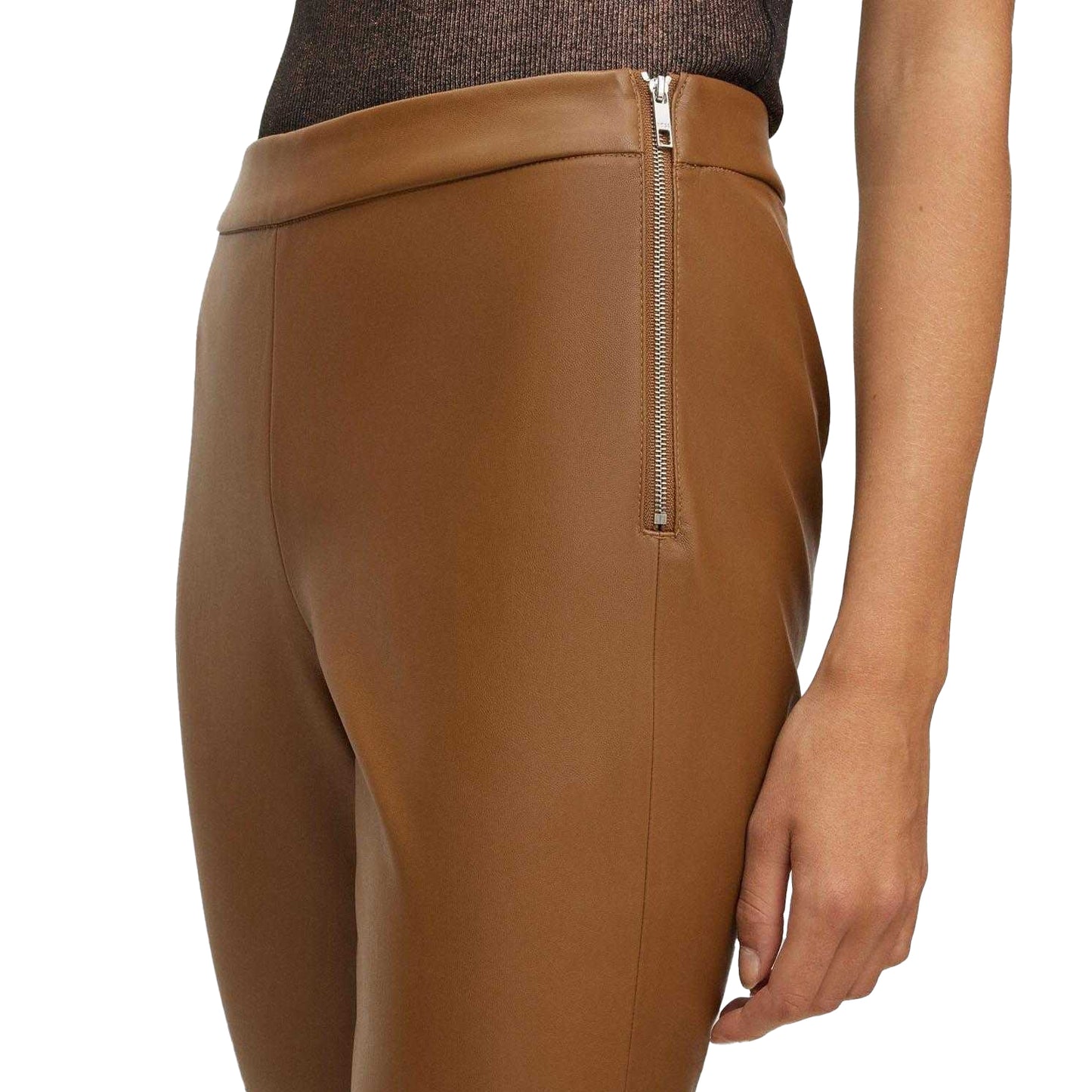 Rust - Lifestyle - Boss Womens-Ladies C Taslimah Skinny Trousers