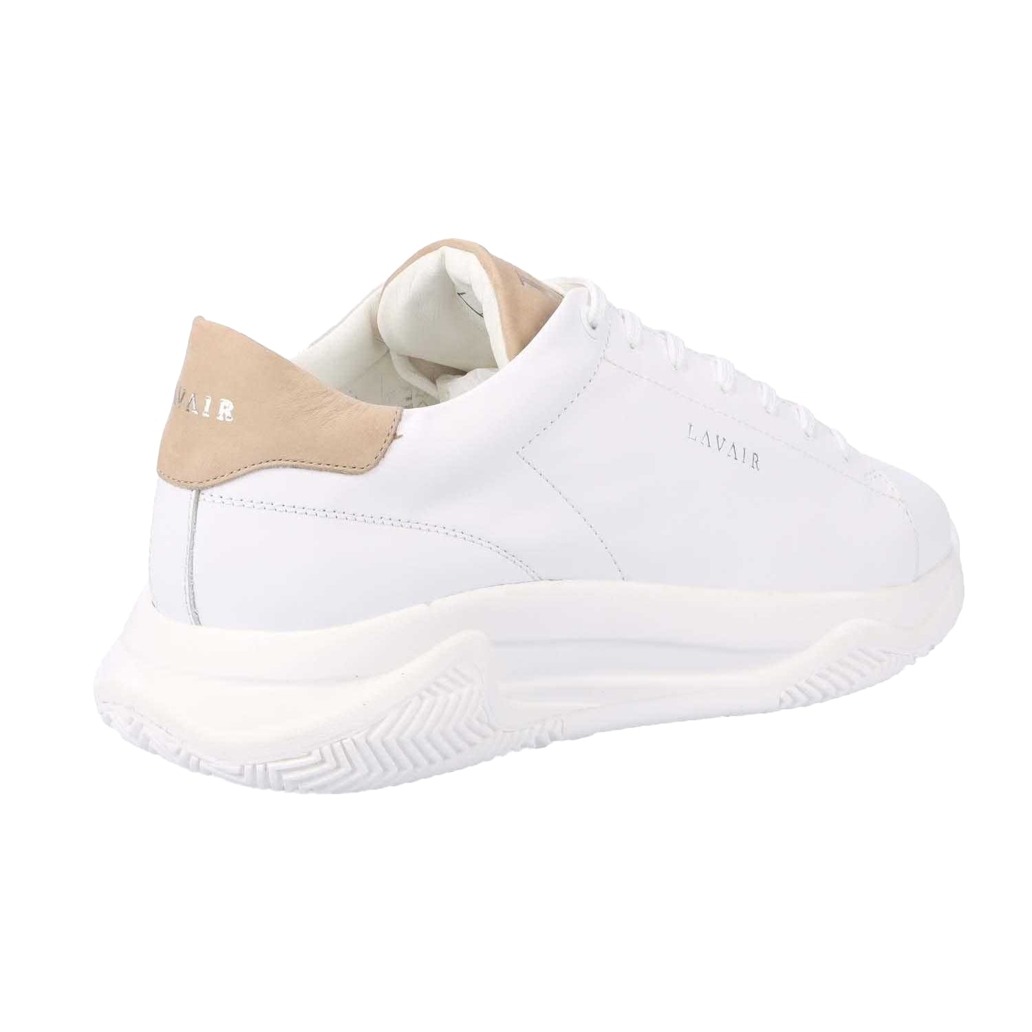 White - Lifestyle - Lavair Mens Linear 2.0 Leather Trainers