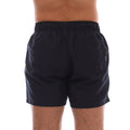 Navy - Back - Emporio Armani Mens Logo Taped Swim Shorts