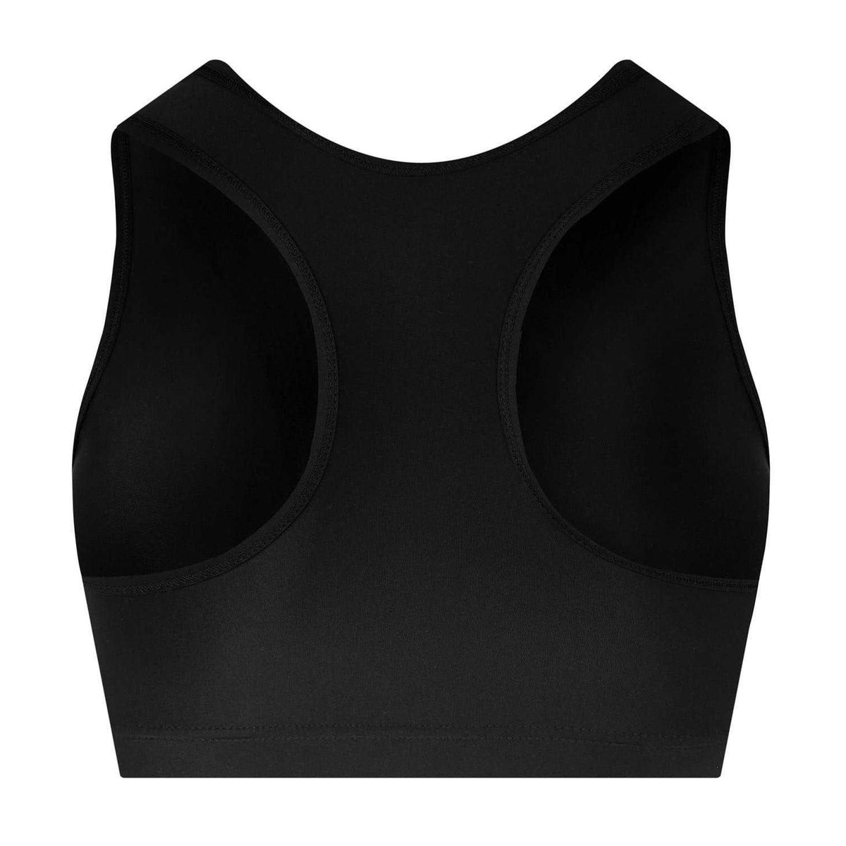 Black-White - Back - Balenciaga Womens-Ladies Adidas Soft Sports Bra