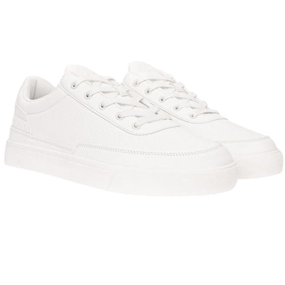 White - Front - Loyalty & Faith Mens Jarrod Trainers