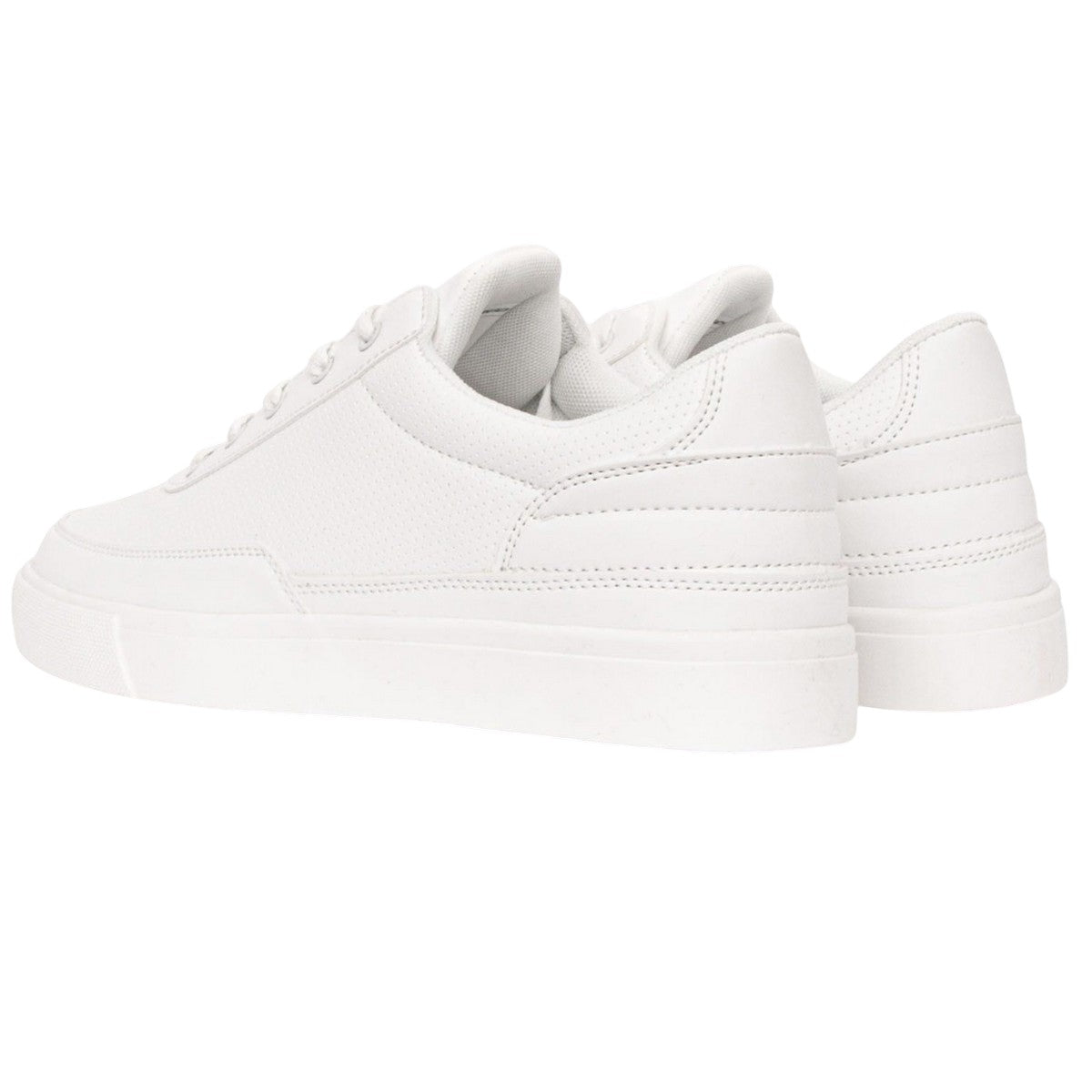 White - Back - Loyalty & Faith Mens Jarrod Trainers