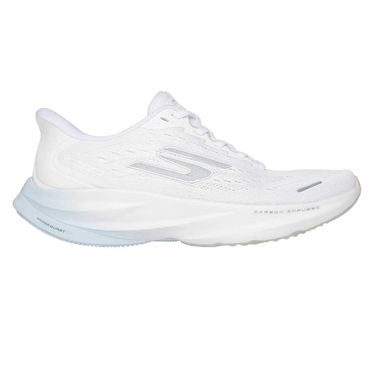 White - Front - Skechers Womens-Ladies Aero Spark Shoes