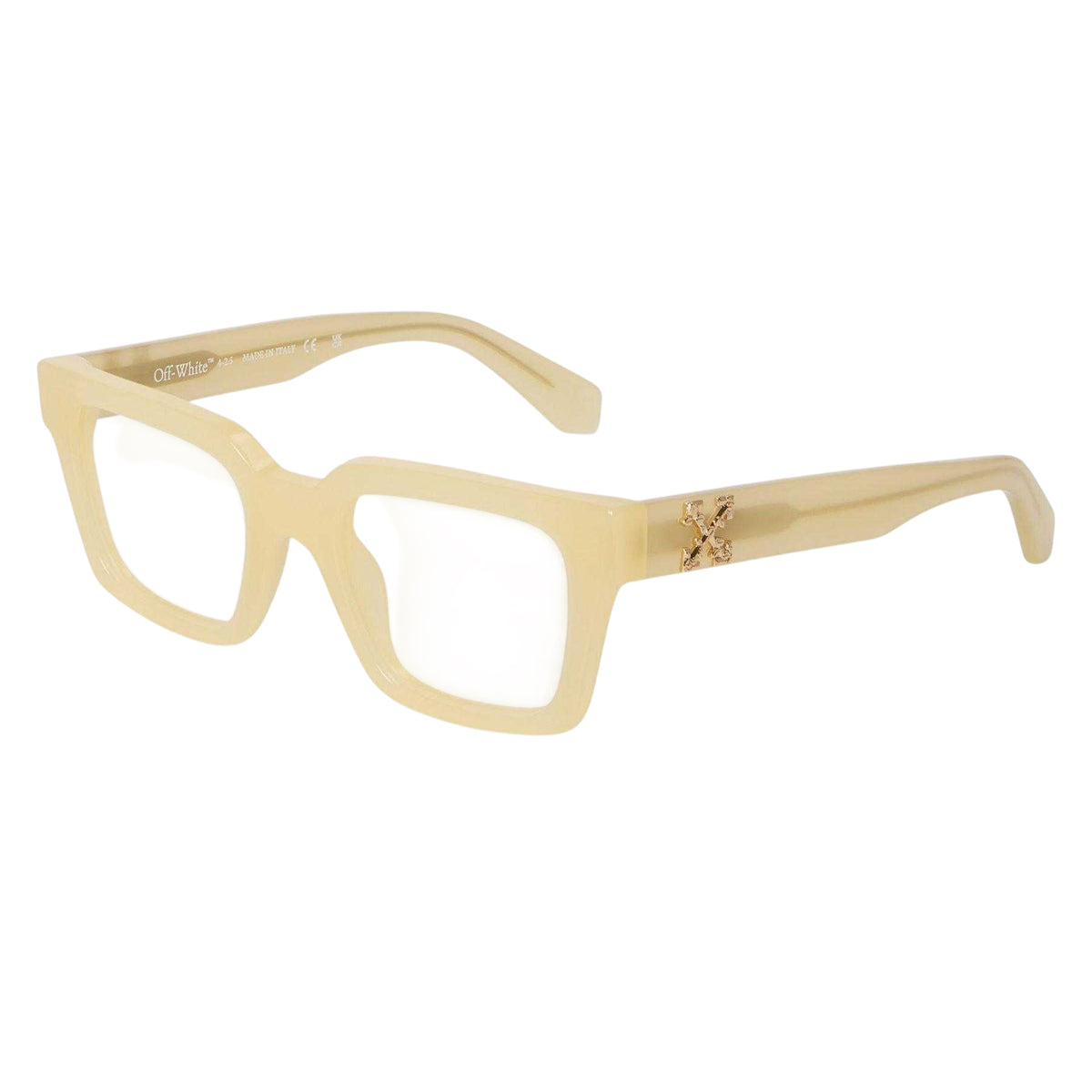 Light Camel - Front - Off White Unisex Adult Style 21 Glasses