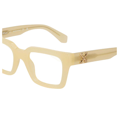 Light Camel - Side - Off White Unisex Adult Style 21 Glasses