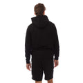 Black - Back - Lyle & Scott Mens Tape Hoodie