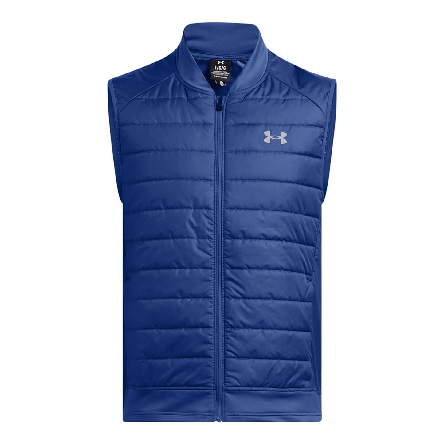 Blue - Front - Under Armour Mens Launch Insulated Gilet
