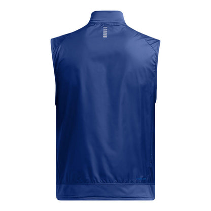 Blue - Back - Under Armour Mens Launch Insulated Gilet