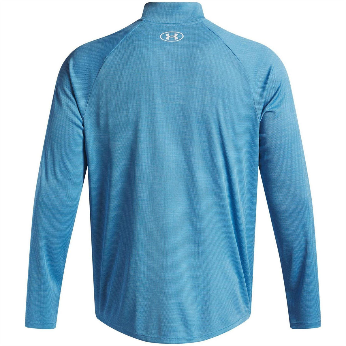 Ethereal Blue - Side - Under Armour Mens Tech Textured Half Zip Top