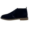 Navy - Side - Ben Sherman Mens Hemmings Suede Desert Boots