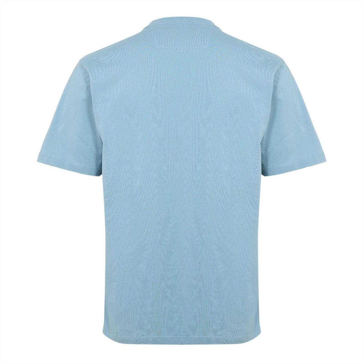 Silver Green - Back - C.P. Company Mens Block Logo Short-Sleeved T-Shirt