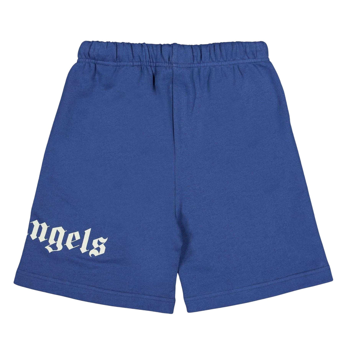Blue - Back - Palm Angels Childrens-Kids Logo Shorts