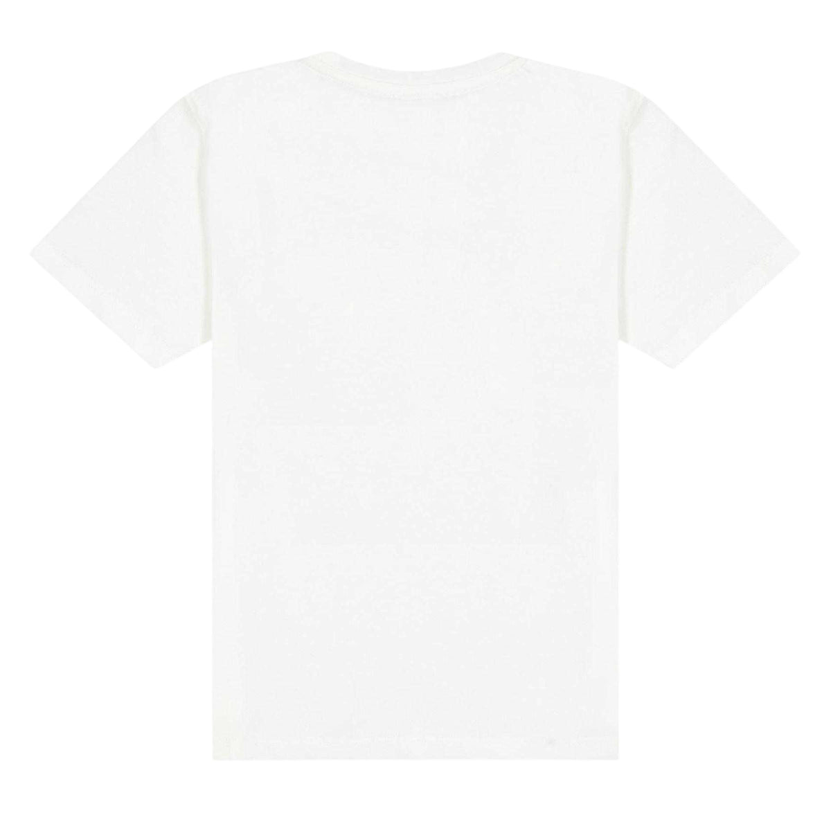 White - Back - Versace Childrens-Kids Flower Logo T-Shirt