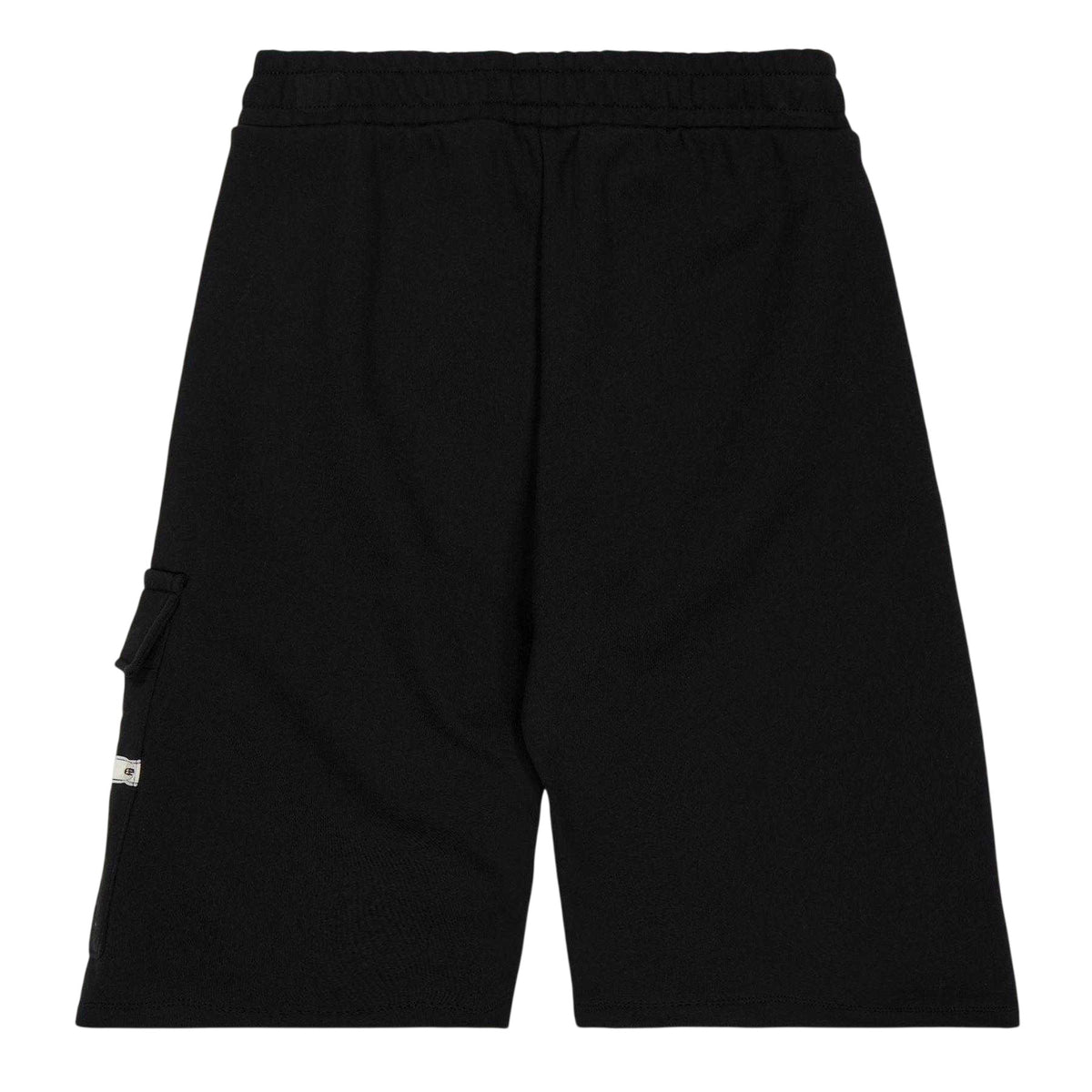 Black - Back - Moschino Childrens-Kids Fleece Relaxed Fit Shorts