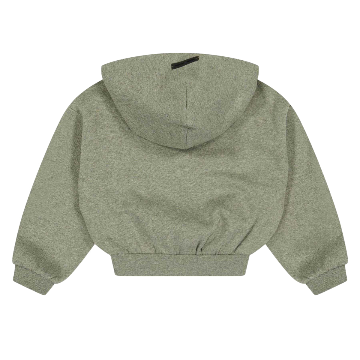 Concrete-Heather - Back - Fear Of God Essentials Childrens-Kids Essentials Oversized Pullover Hoodie