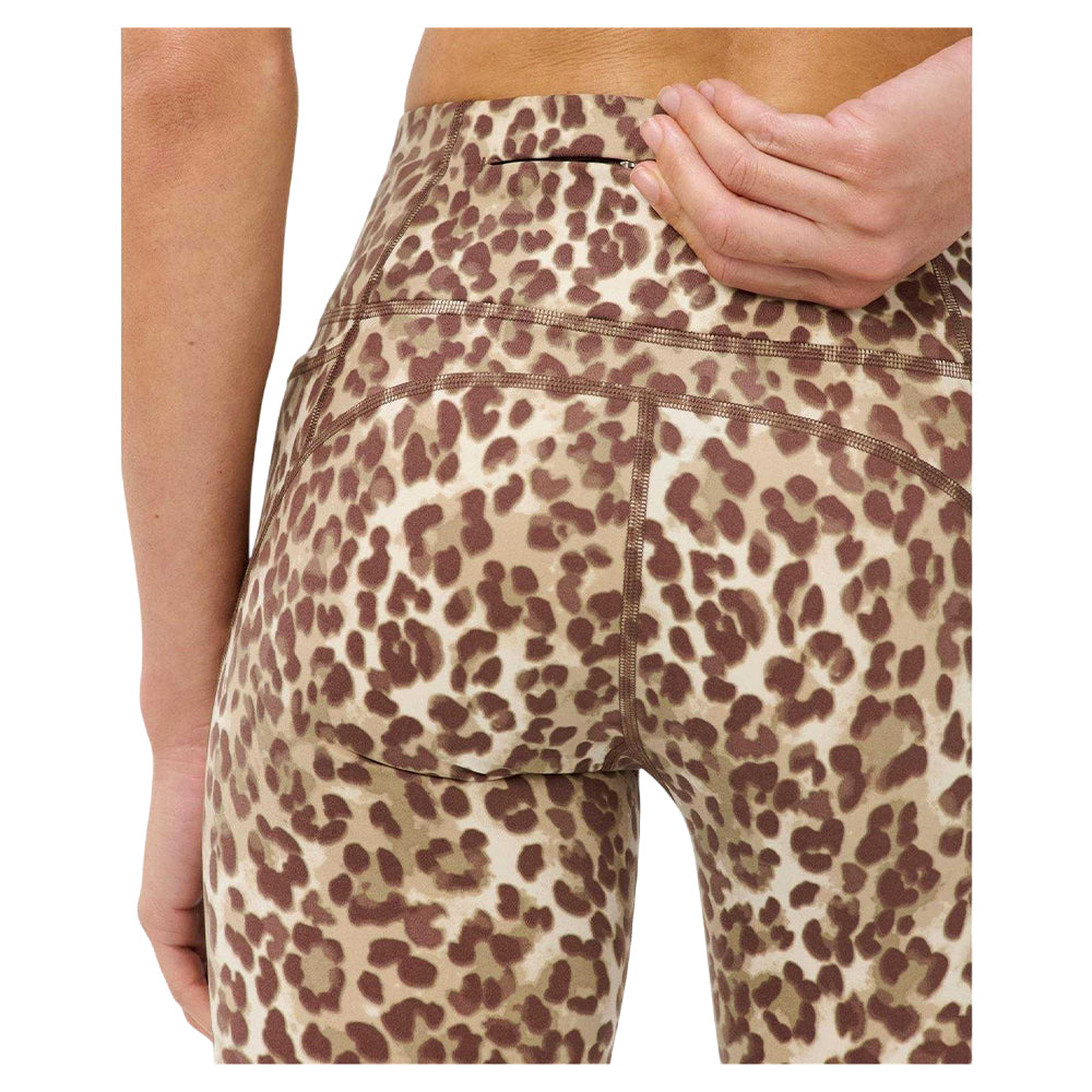 Beige - Side - Sweaty Betty Womens-Ladies Leopard Print High Rise Leggings