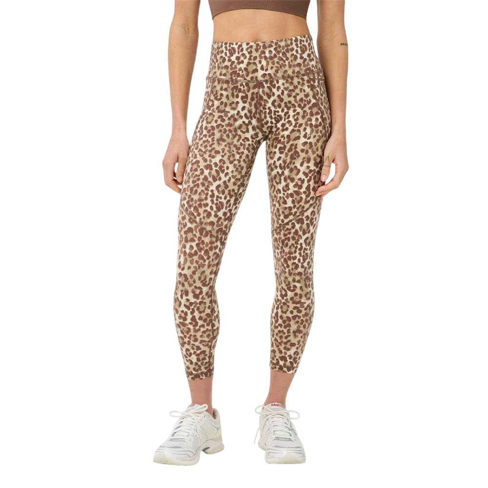 Beige - Lifestyle - Sweaty Betty Womens-Ladies Leopard Print High Rise Leggings