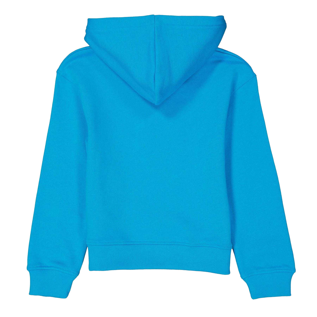 Blue - Back - Moschino Childrens-Kids Teddy Bear Logo Hoodie