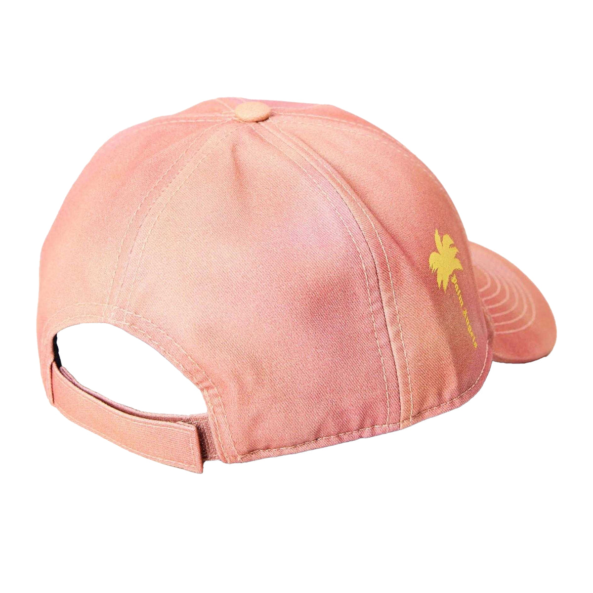 Orange - Back - Palm Angels Mens Hi Ibiza Baseball Cap