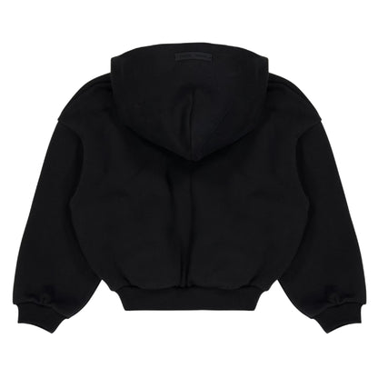 Vintage Black - Back - Fear Of God Essentials Childrens-Kids Essentials Graphic Print Hoodie