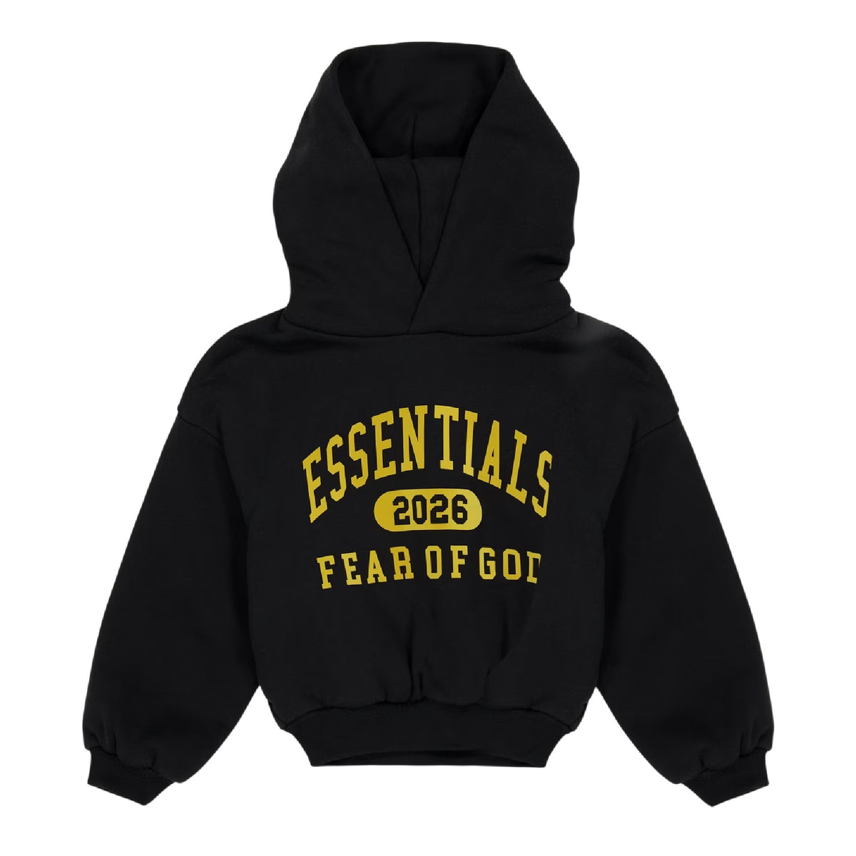 Vintage Black - Front - Fear Of God Essentials Childrens-Kids Essentials Graphic Print Hoodie