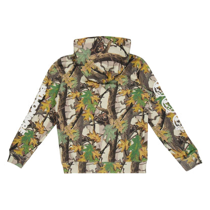 Green Camo - Back - Billionaire Boys Club Childrens-Kids Bear Hoodie
