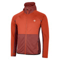 Cinnamon-Syrah Red - Side - Dare 2B Mens Assimilate II Core Stretch Midlayer