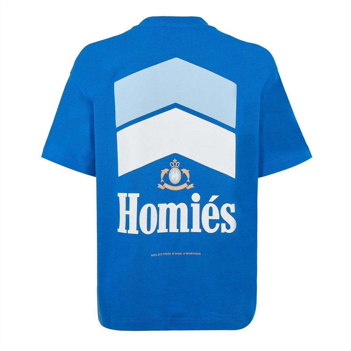 Cobalt Blue - Back - Homies Marbella Mens Racing T-Shirt
