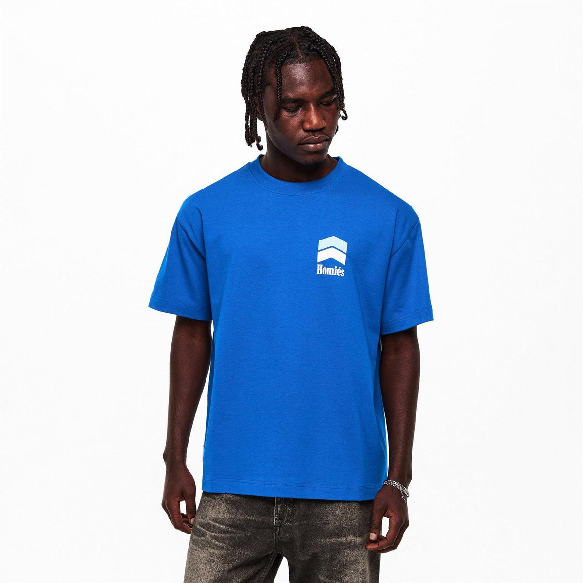 Cobalt Blue - Lifestyle - Homies Marbella Mens Racing T-Shirt