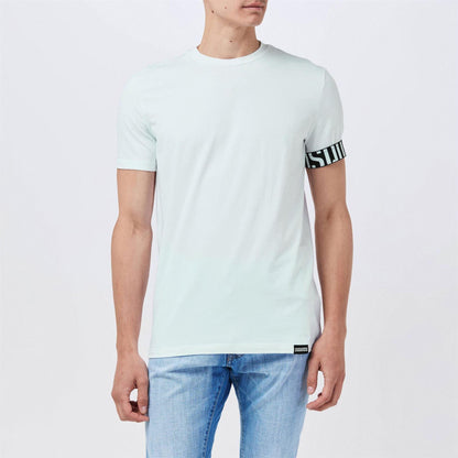 White-Black - Lifestyle - DSquared2 Mens Urban Slim T-Shirt