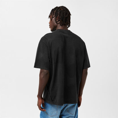 Black - Pack Shot - A-COLD-WALL Mens Chartered Asymmetric T-Shirt