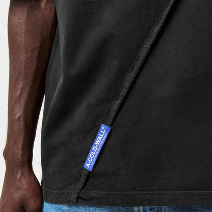 Black - Side - A-COLD-WALL Mens Chartered Asymmetric T-Shirt